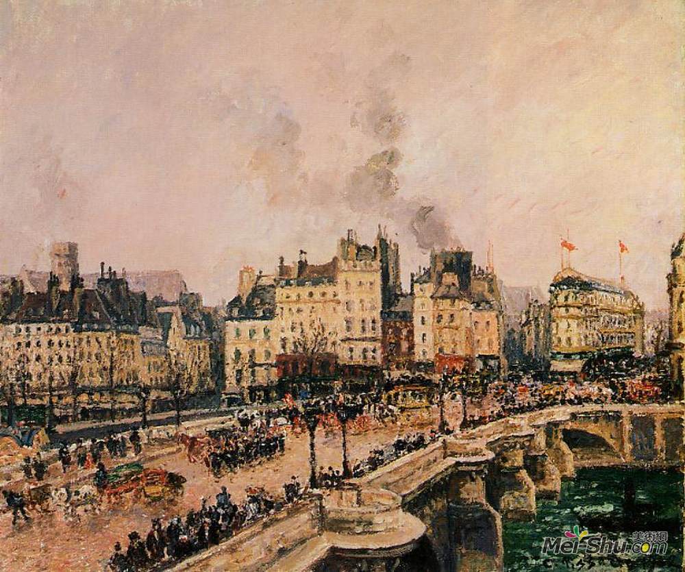 卡米耶·毕沙罗(Camille Pissarro)高清作品《庞特纽夫2》