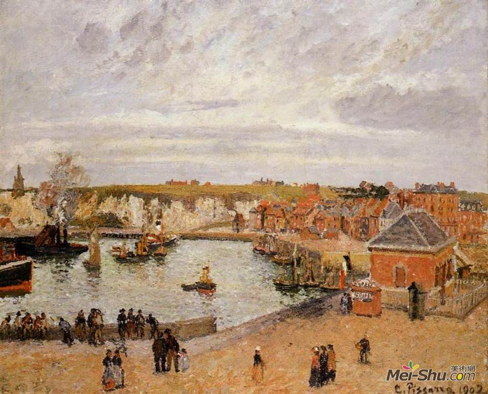卡米耶·毕沙罗(Camille Pissarro)高清作品《迪佩港》