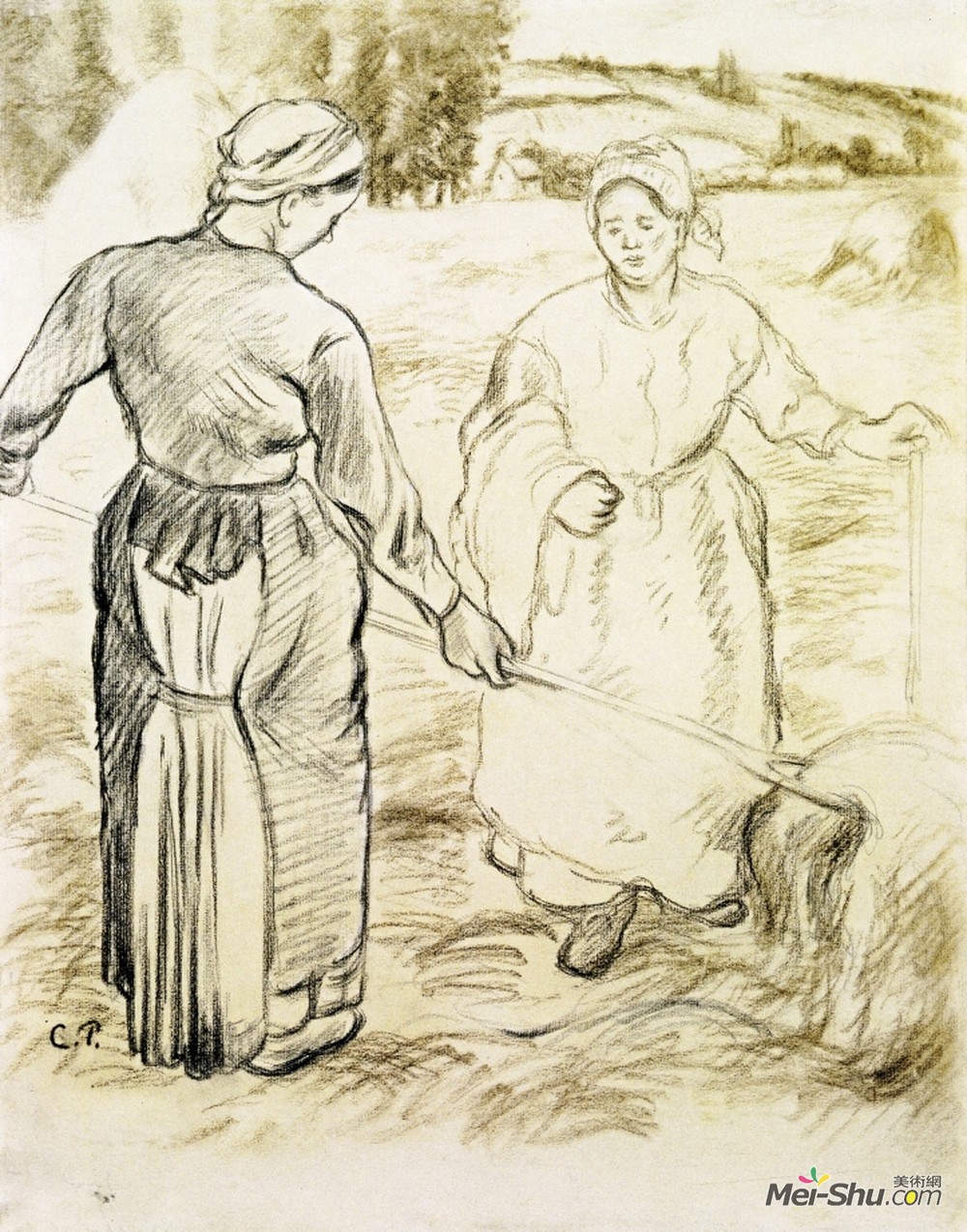 卡米耶·毕沙罗(Camille Pissarro)高清作品《泰德》