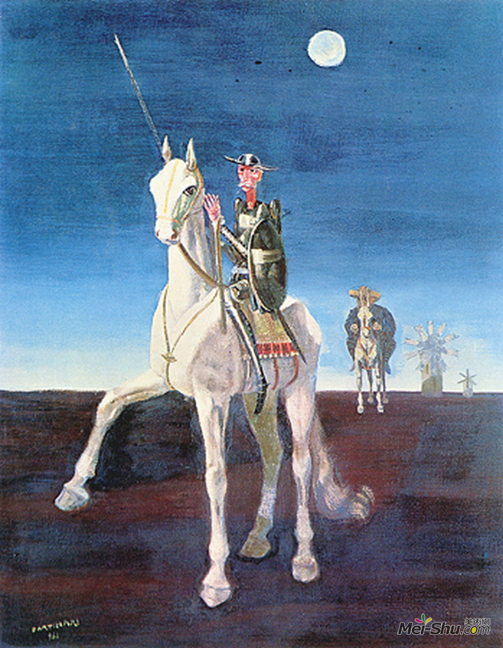 坎迪多·波尔蒂纳里(Candido Portinari)高清作品《多姆堂吉诃德》