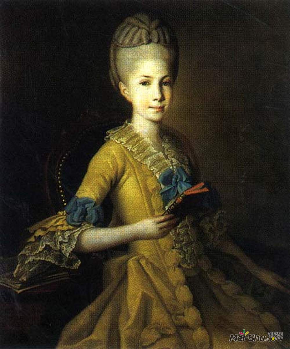 卡尔.路德维希.约翰.克里斯蒂内克(Carl-Ludwig Johann Christineck)高清作品《凯瑟琳·莫尔德维诺娃》