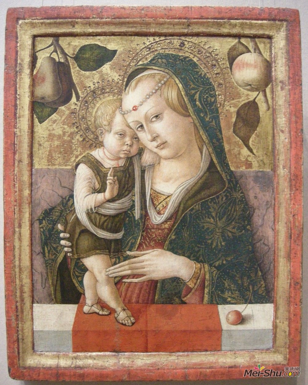 卡罗·克里维里(Carlo Crivelli)高清作品《圣母子》