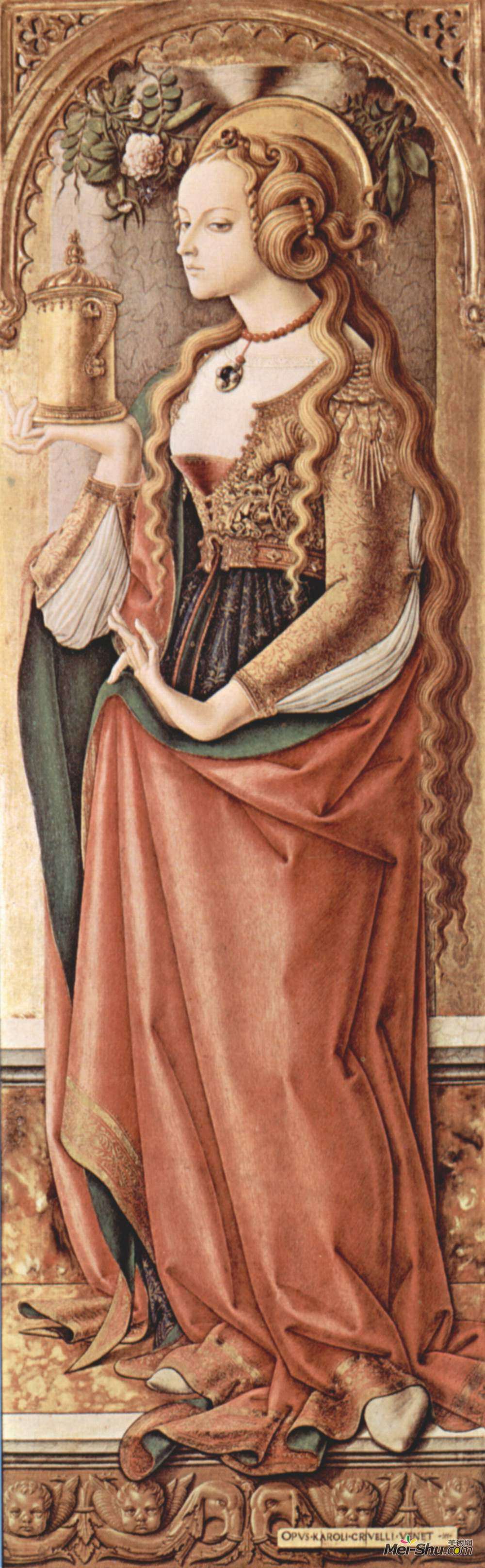 卡罗·克里维里(Carlo Crivelli)高清作品《玛丽抹大拉》