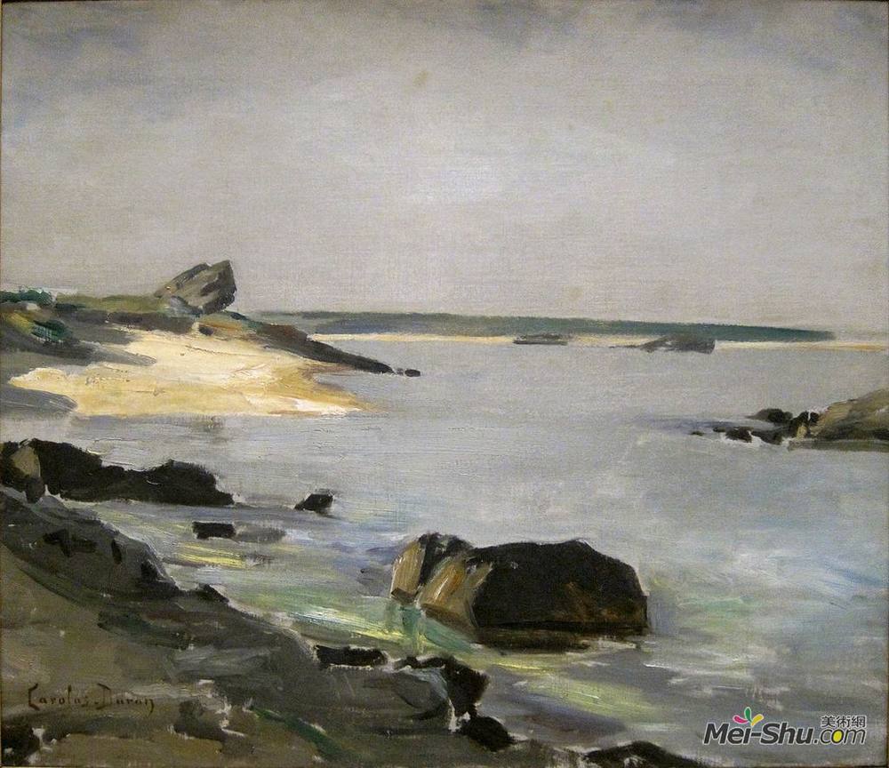 卡罗勒斯·杜兰(Carolus-Duran)高清作品《欧德勒塞勒海滨》