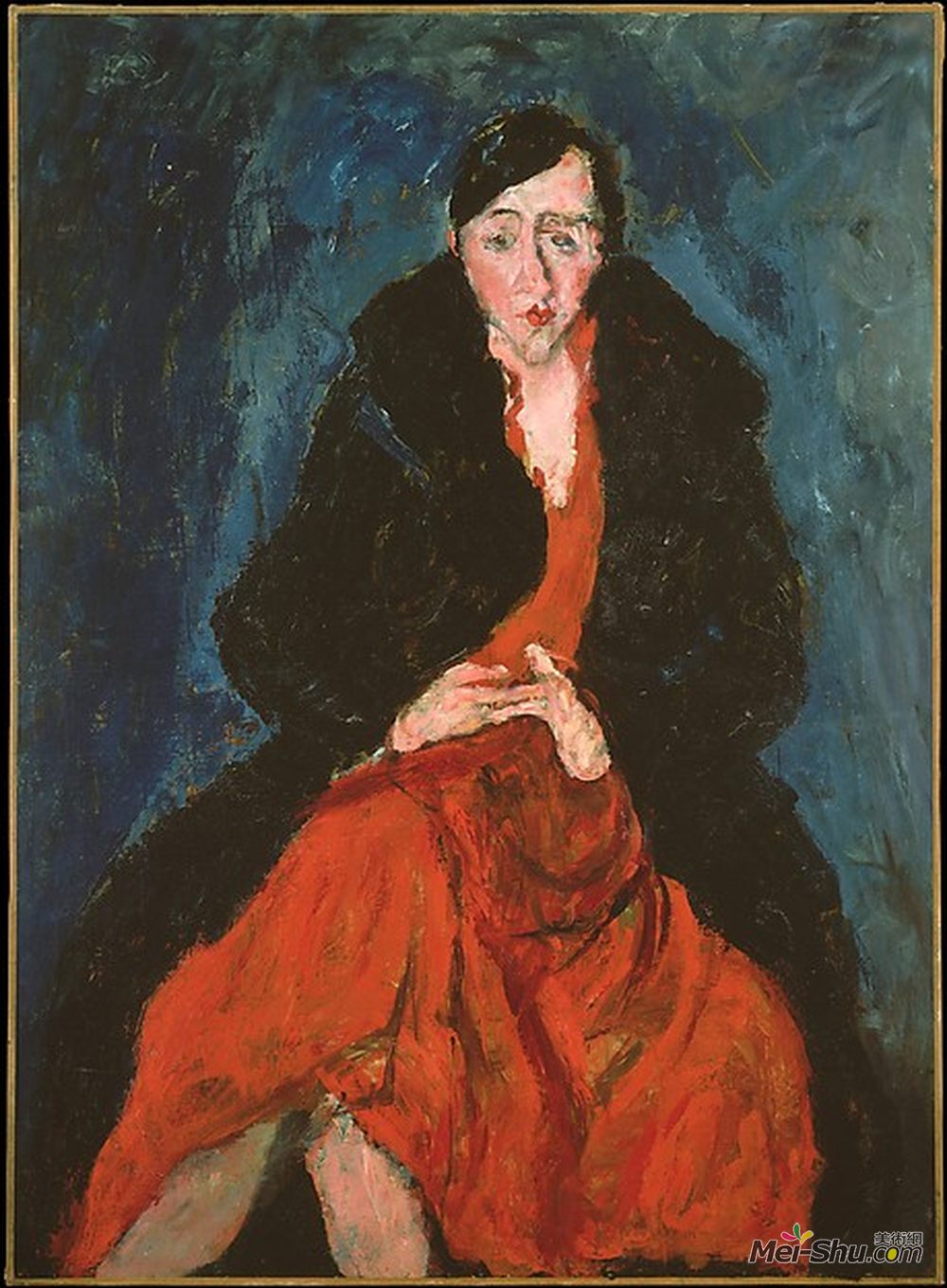 柴姆·苏丁(Chaim Soutine)高清作品《马德琳·卡斯廷》
