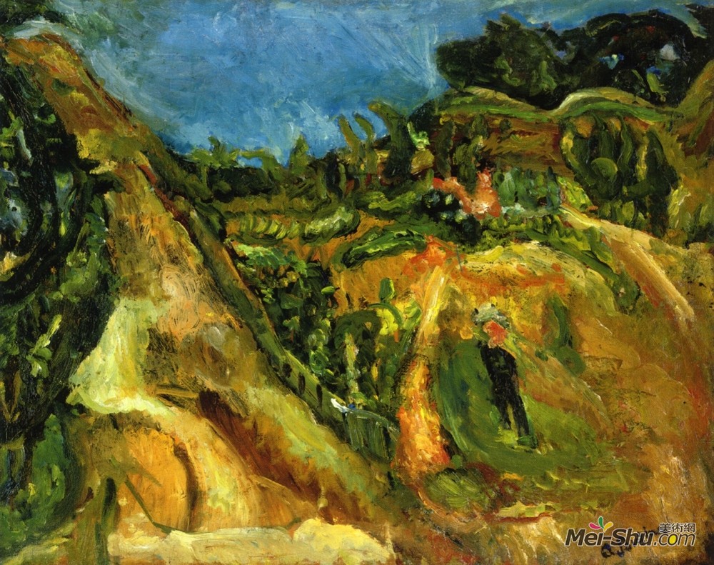 柴姆·苏丁(Chaim Soutine)高清作品《午间景观》