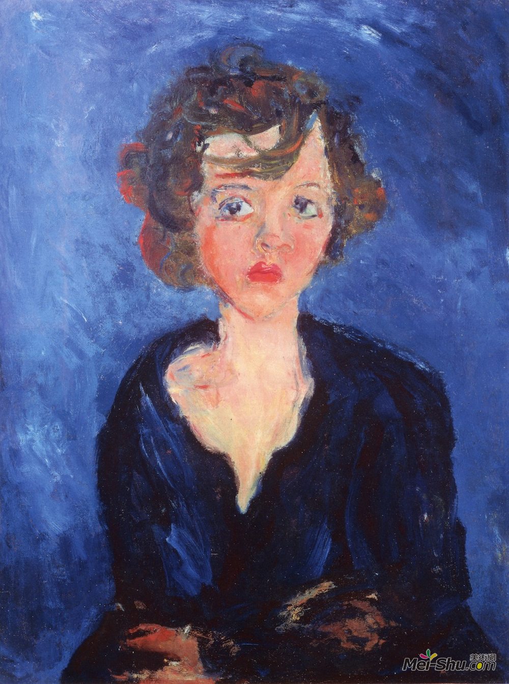 柴姆·苏丁(Chaim Soutine)高清作品《波兰女孩》