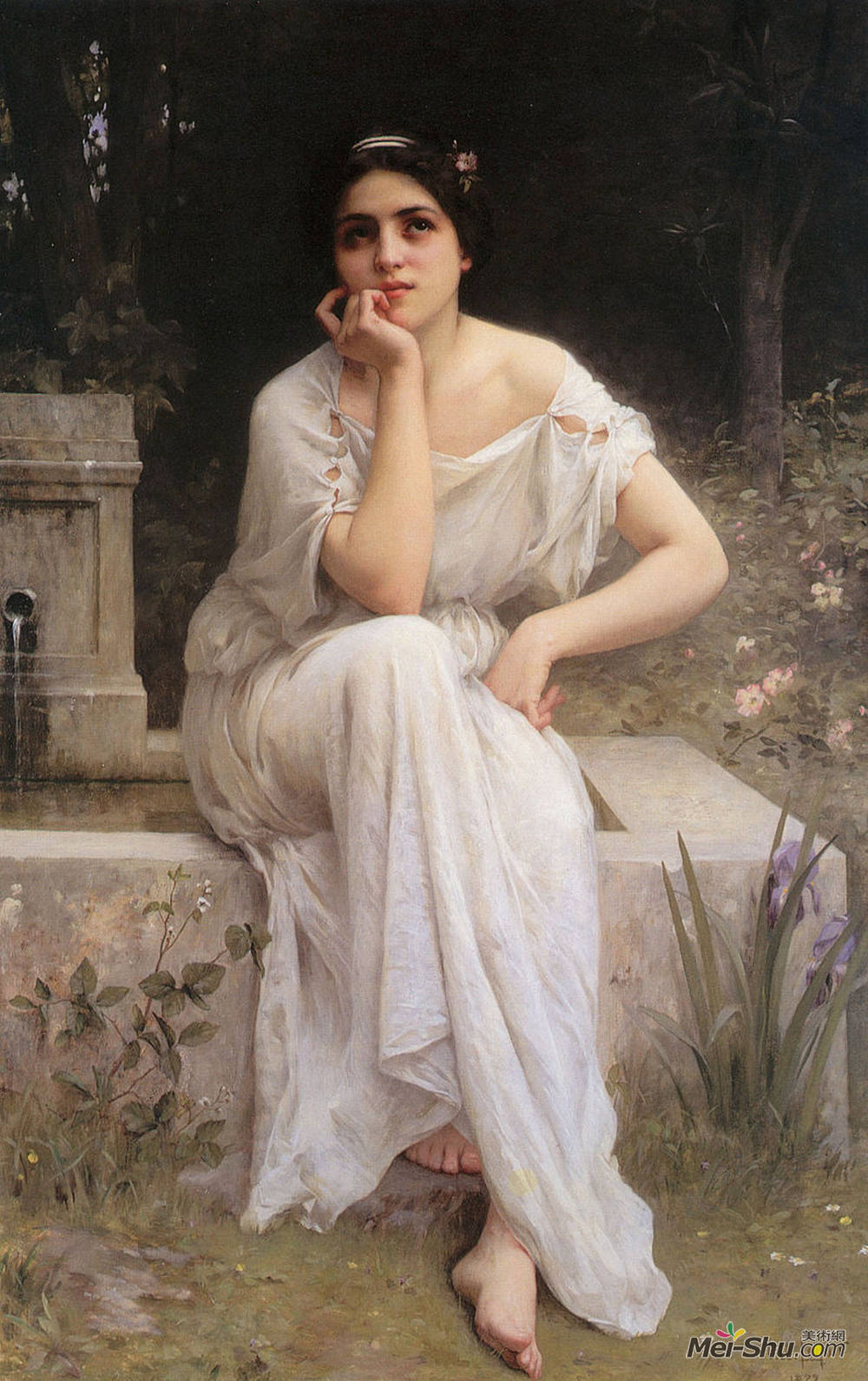 查尔斯·阿玛布尔·勒努瓦(Charles-Amable Lenoir)高清作品《M&éditation》