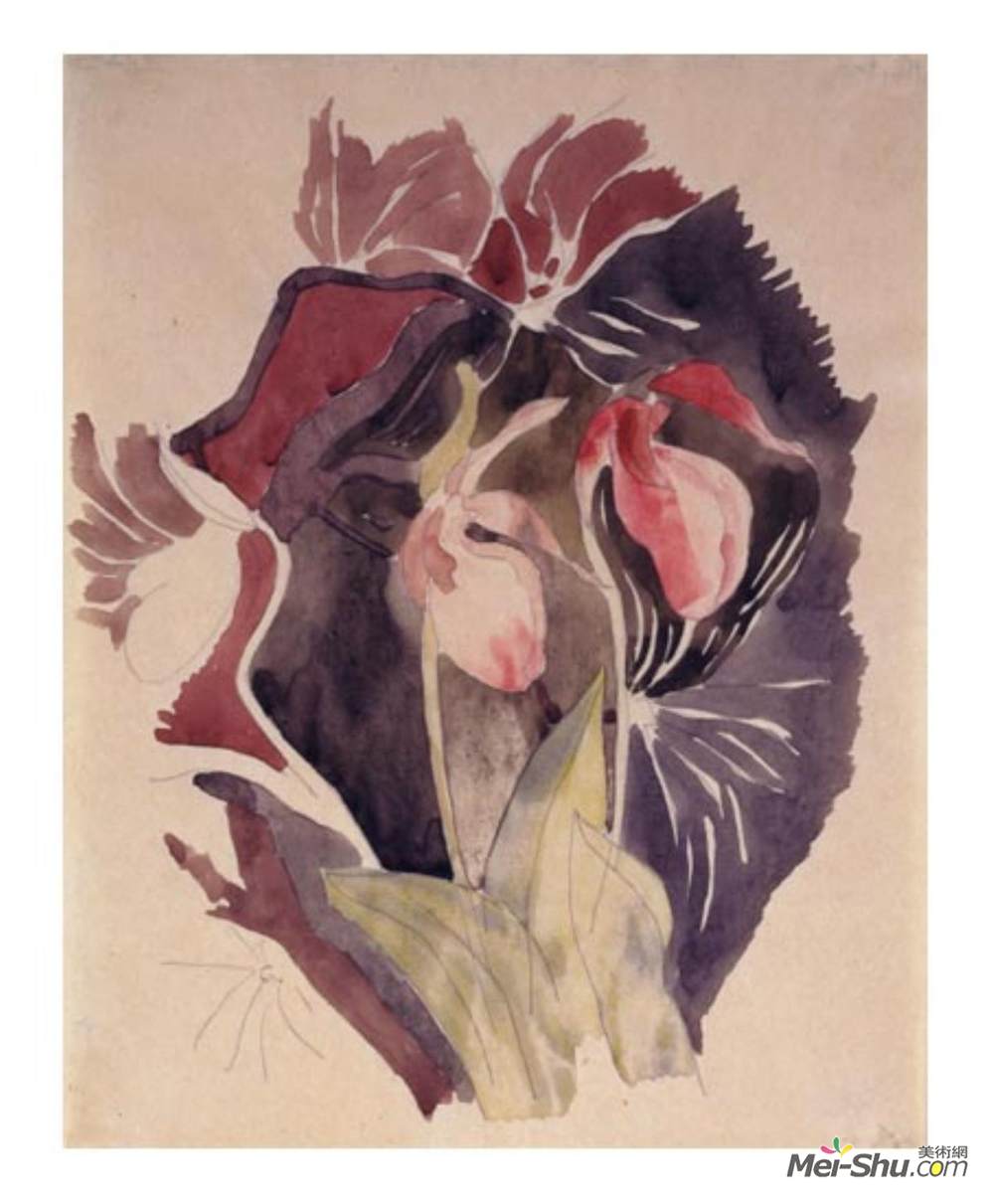 查尔斯·德穆斯(Charles Demuth)高清作品《野兰花》