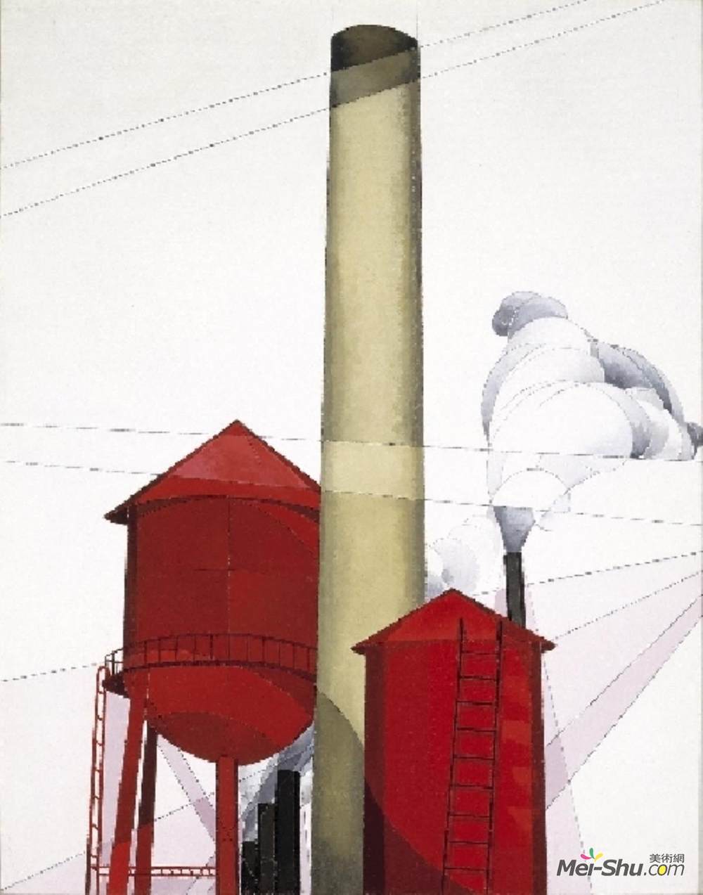 查尔斯·德穆斯(Charles Demuth)高清作品《建筑》