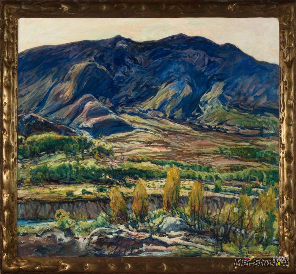 查尔斯·赖费尔(Charles Reiffel)高清作品《在圣菲利佩山谷》