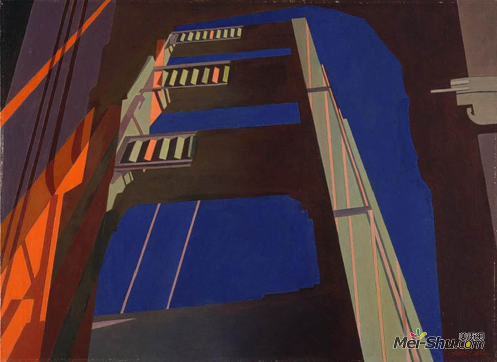 查尔斯·希勒(Charles Sheeler)高清作品《金门》