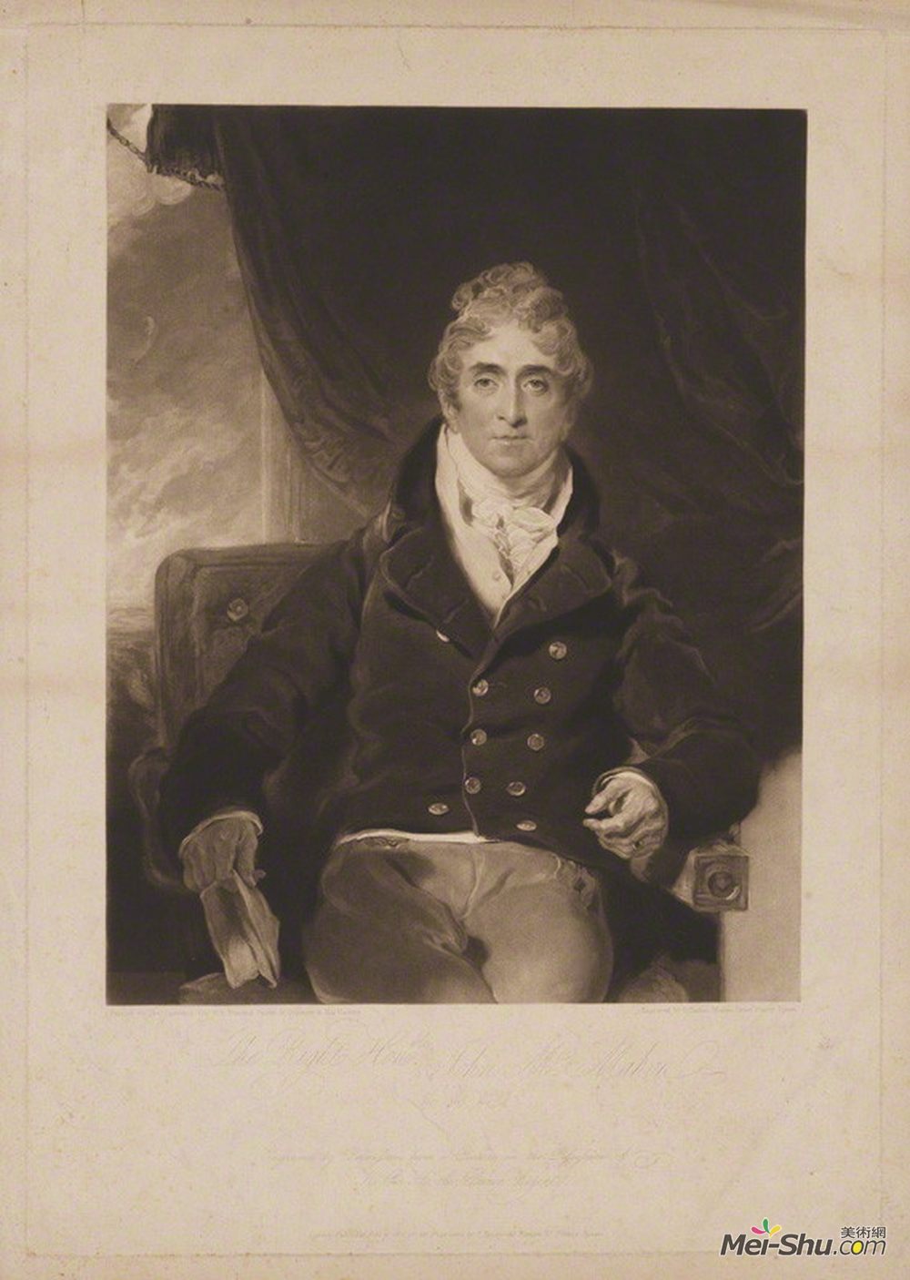 查尔斯·特尔纳(Charles Turner)高清作品《Sir John McMahon, 1st Bt》