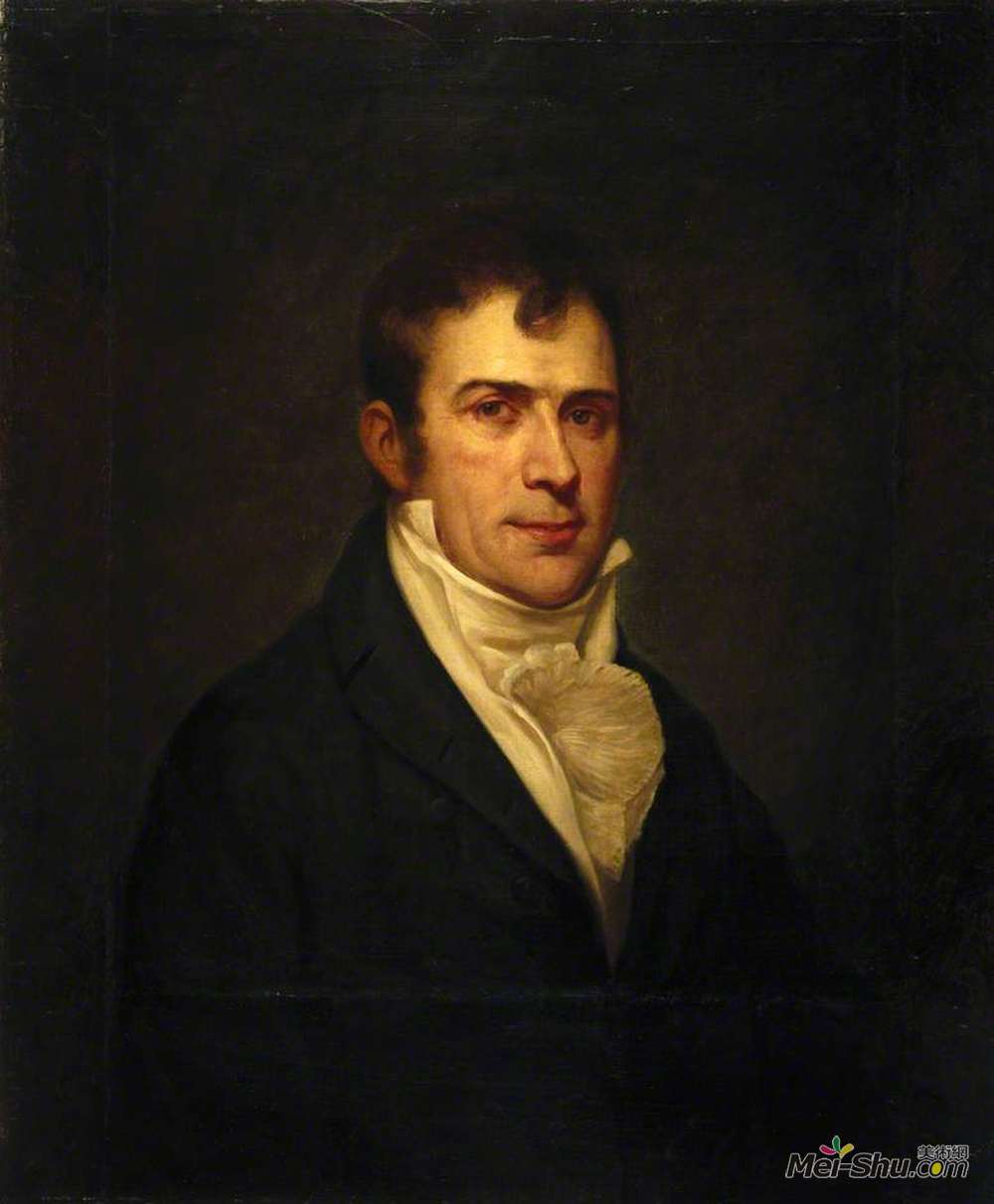 查尔斯·威尔森·皮尔(Charles Willson Peale)高清作品《Robert Fulton (1765–1815)》