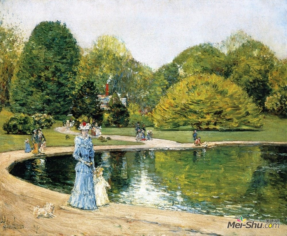 施尔德·哈森(Childe Hassam)高清作品《中央公园》