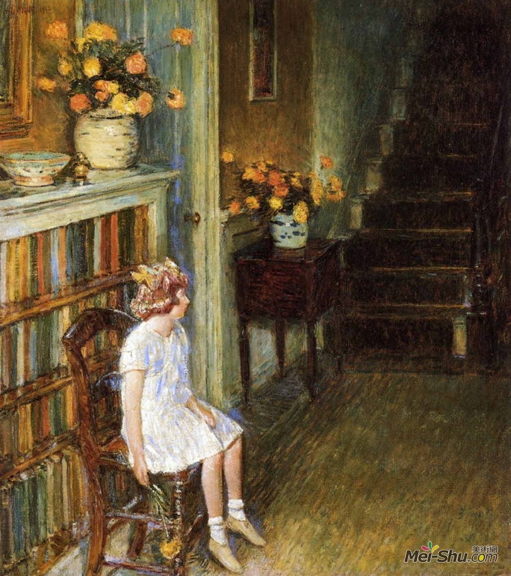 施尔德·哈森(Childe Hassam)高清作品《克拉丽莎》