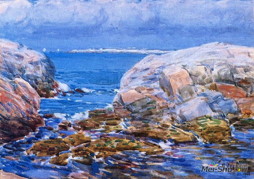 施尔德·哈森(Childe Hassam)高清作品《浅滩岛》