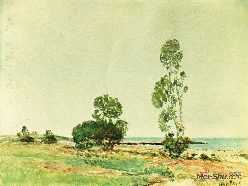 施尔德·哈森(Childe Hassam)高清作品《东汉普顿》