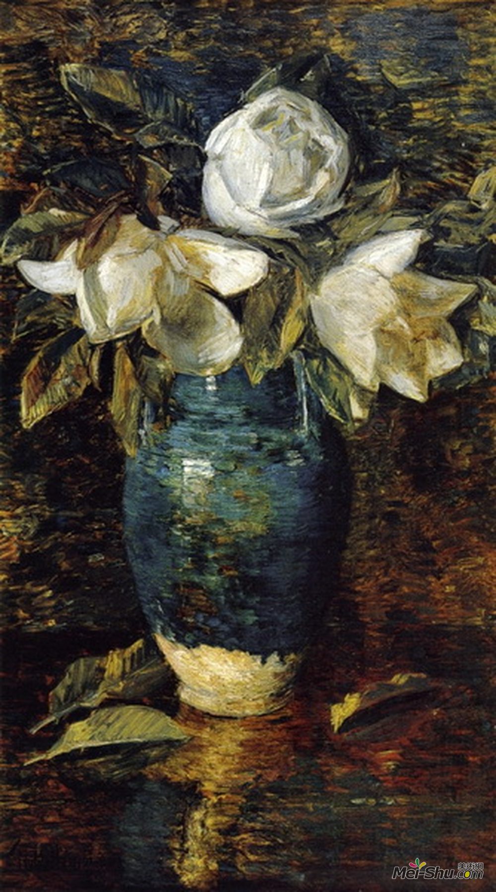 施尔德·哈森(Childe Hassam)高清作品《巨木兰》