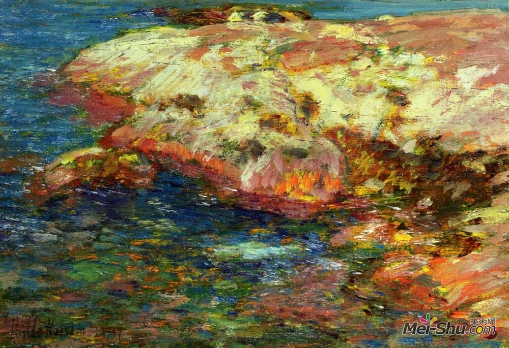 施尔德·哈森(Childe Hassam)高清作品《浅滩岛》