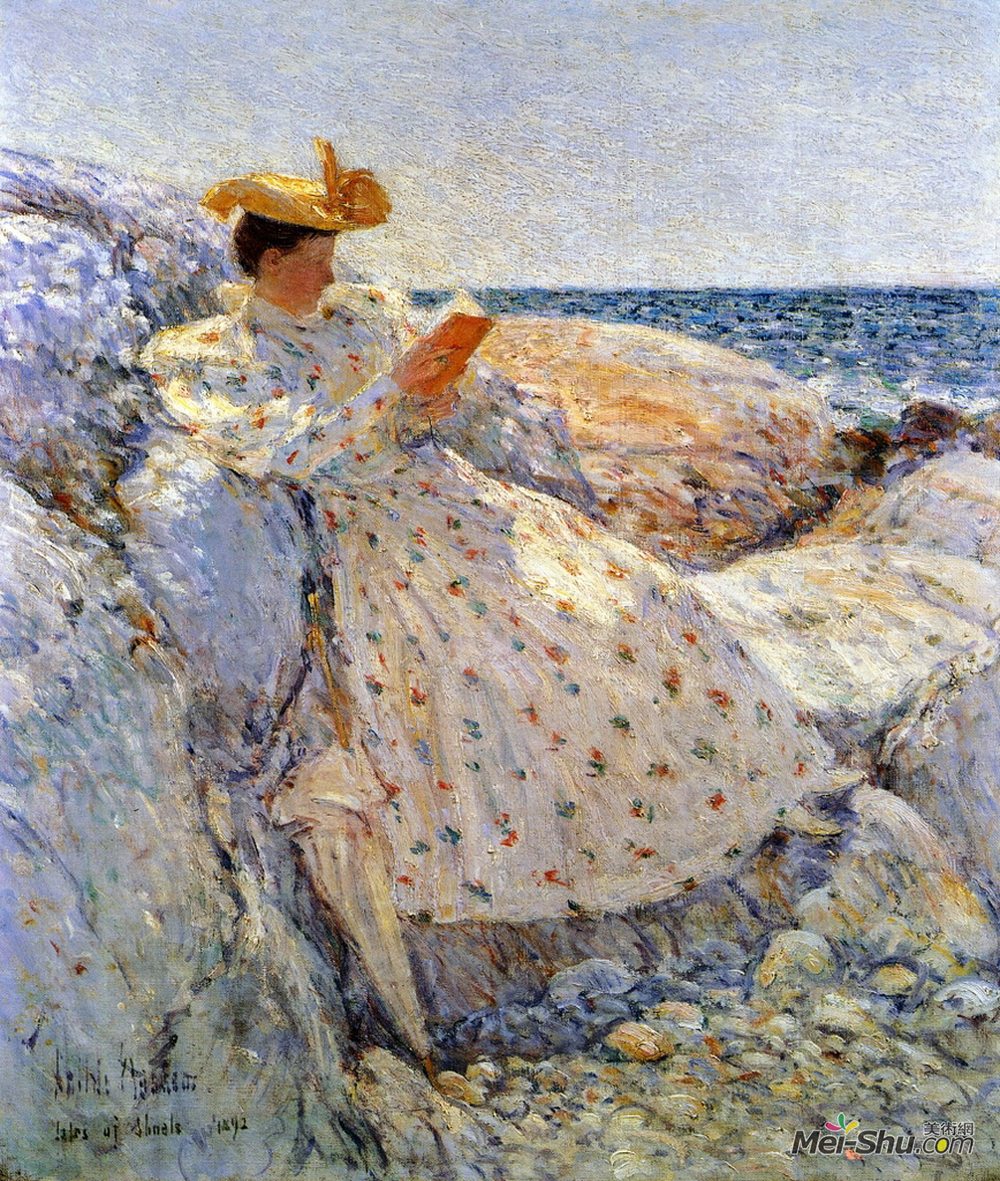 施尔德·哈森(Childe Hassam)高清作品《浅滩岛》