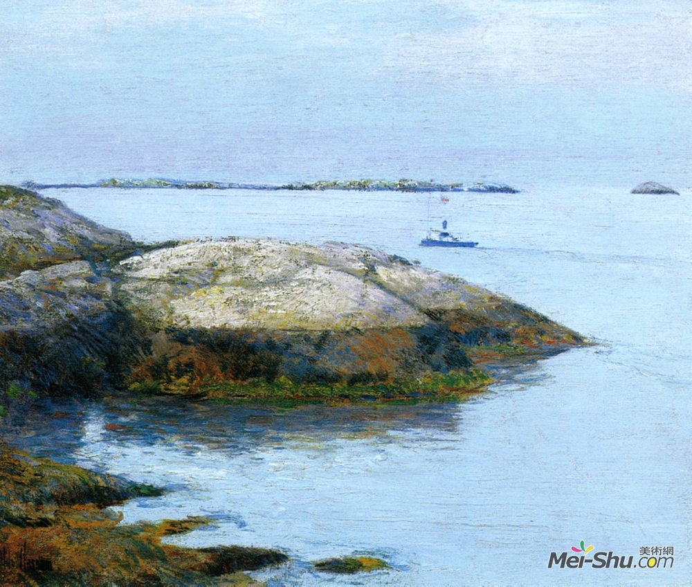 施尔德·哈森(Childe Hassam)高清作品《Isles of Shoals, Appledore》