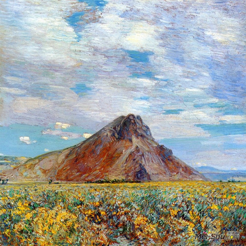 施尔德·哈森(Childe Hassam)高清作品《砂弹簧对接》