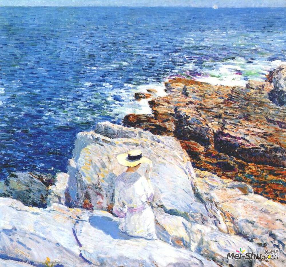 施尔德·哈森(Childe Hassam)高清作品《South ledges, Appledore》