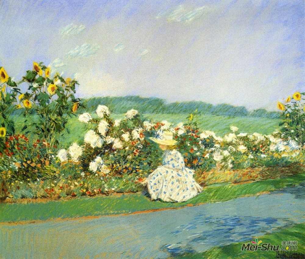 施尔德·哈森(Childe Hassam)高清作品《夏季》