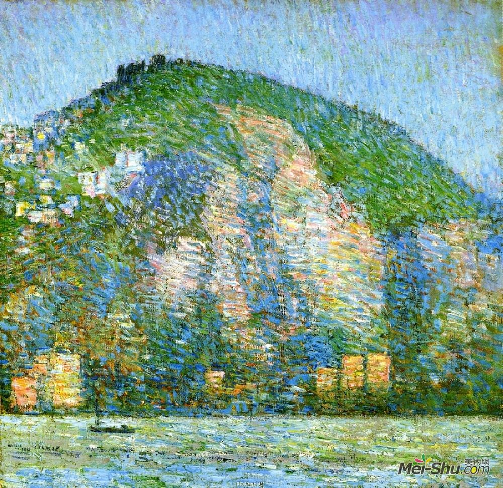 施尔德·哈森(Childe Hassam)高清作品《电报希尔-圣弗雷西科》