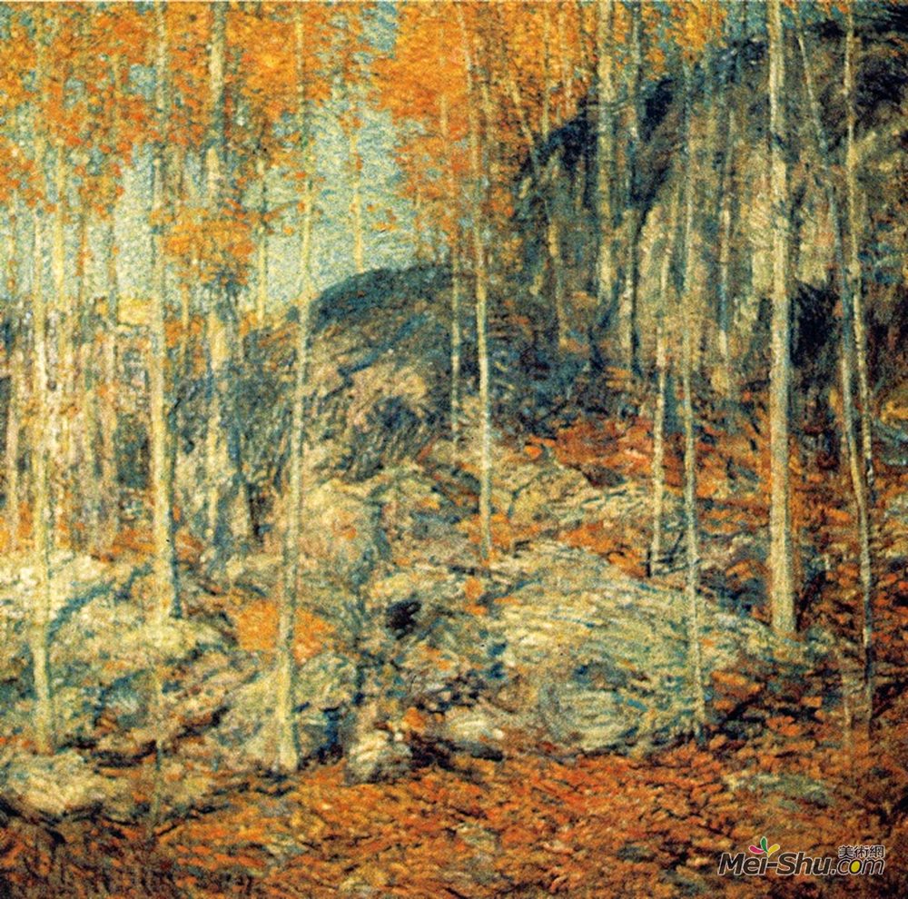 施尔德·哈森(Childe Hassam)高清作品《壁架》