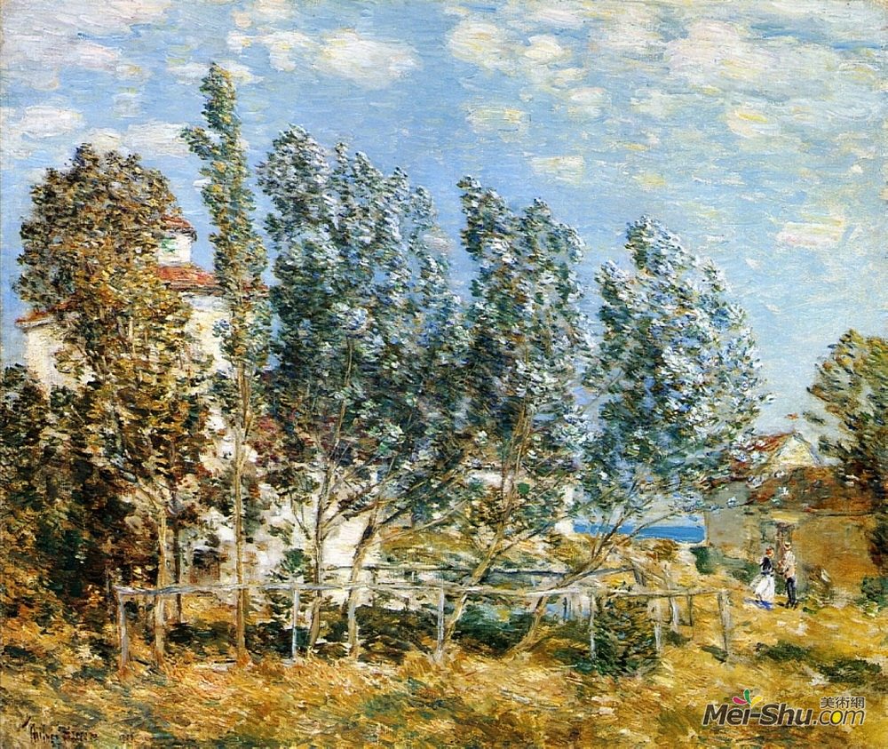 施尔德·哈森(Childe Hassam)高清作品《西南风》