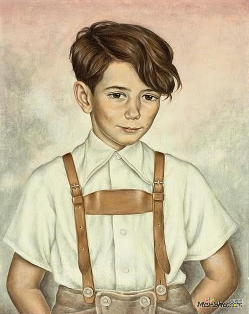 克里斯提安·查得(Christian Schad)高清作品《Kinderbild Hans Joachim Zimper》