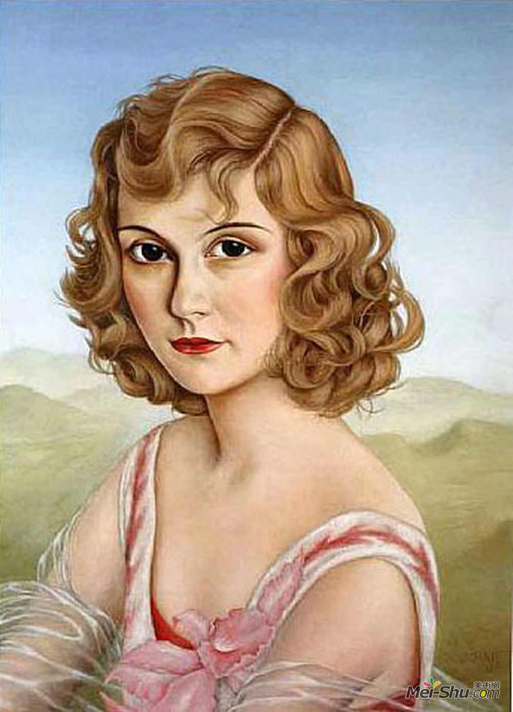 克里斯提安·查得(Christian Schad)高清作品《五、amp?ulein磨盘冯克拉克》