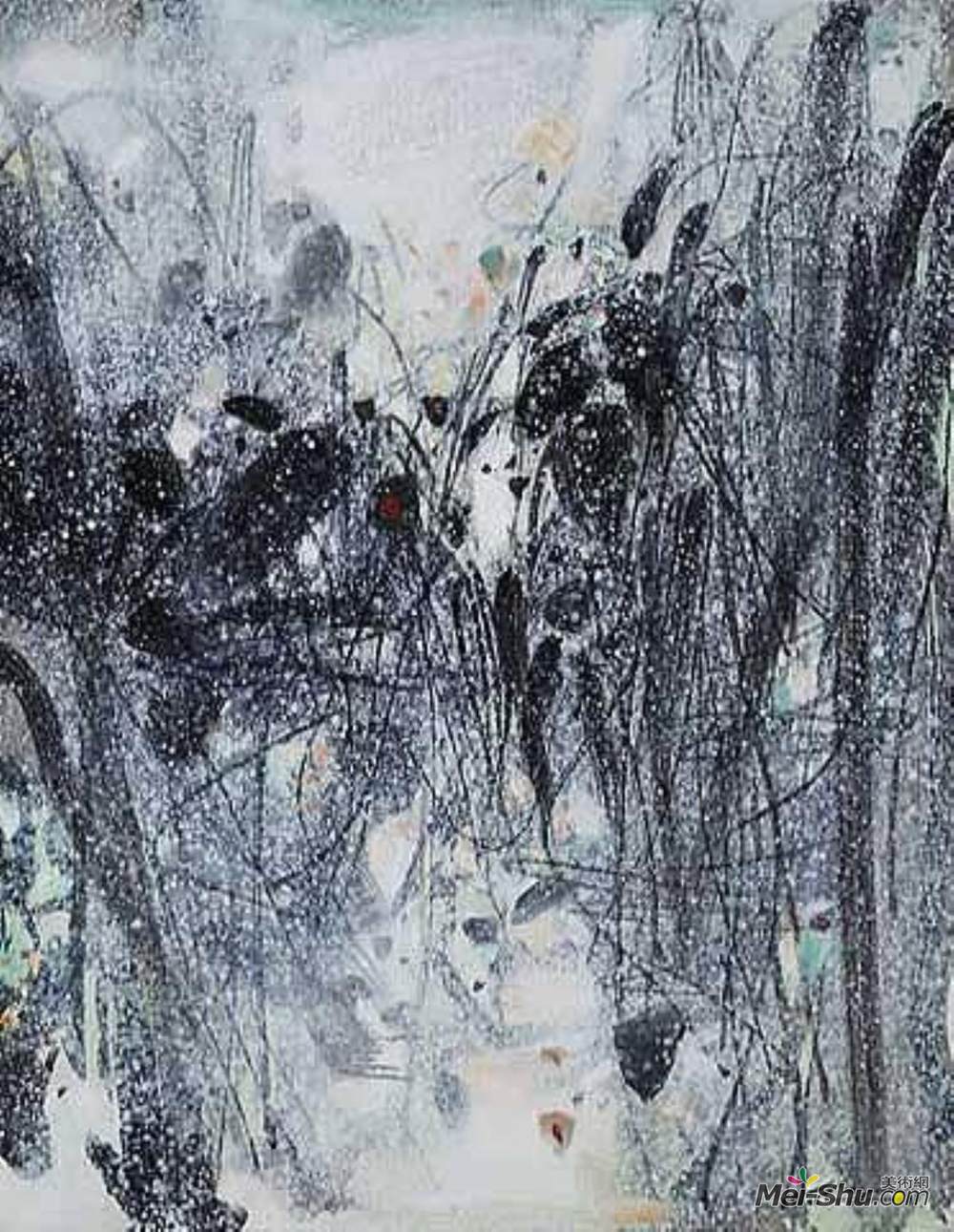 朱德群(Chu Teh-Chun)高清作品《唤起现象》