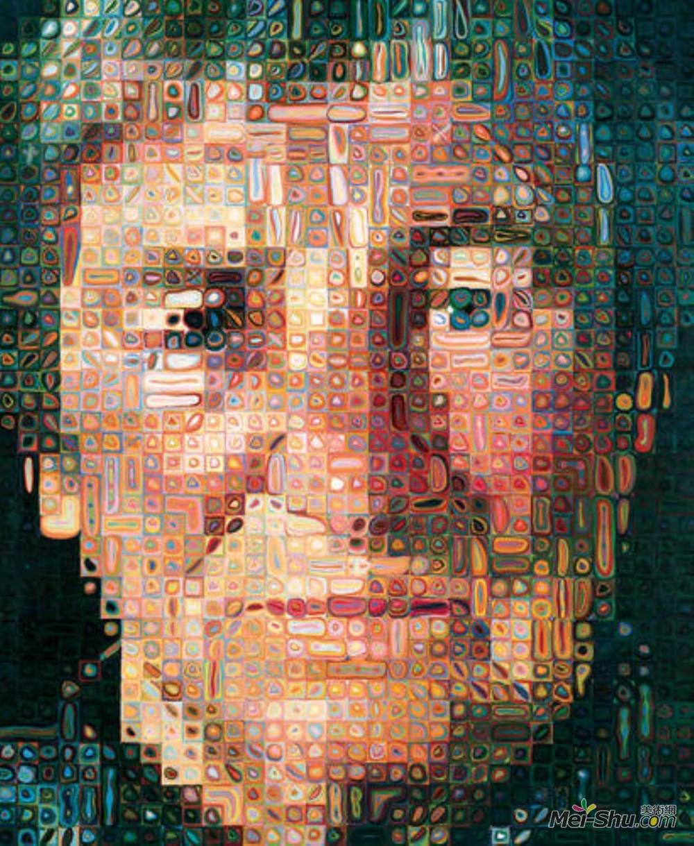 查克·克洛斯(Chuck Close)高清作品《艾格尼丝》