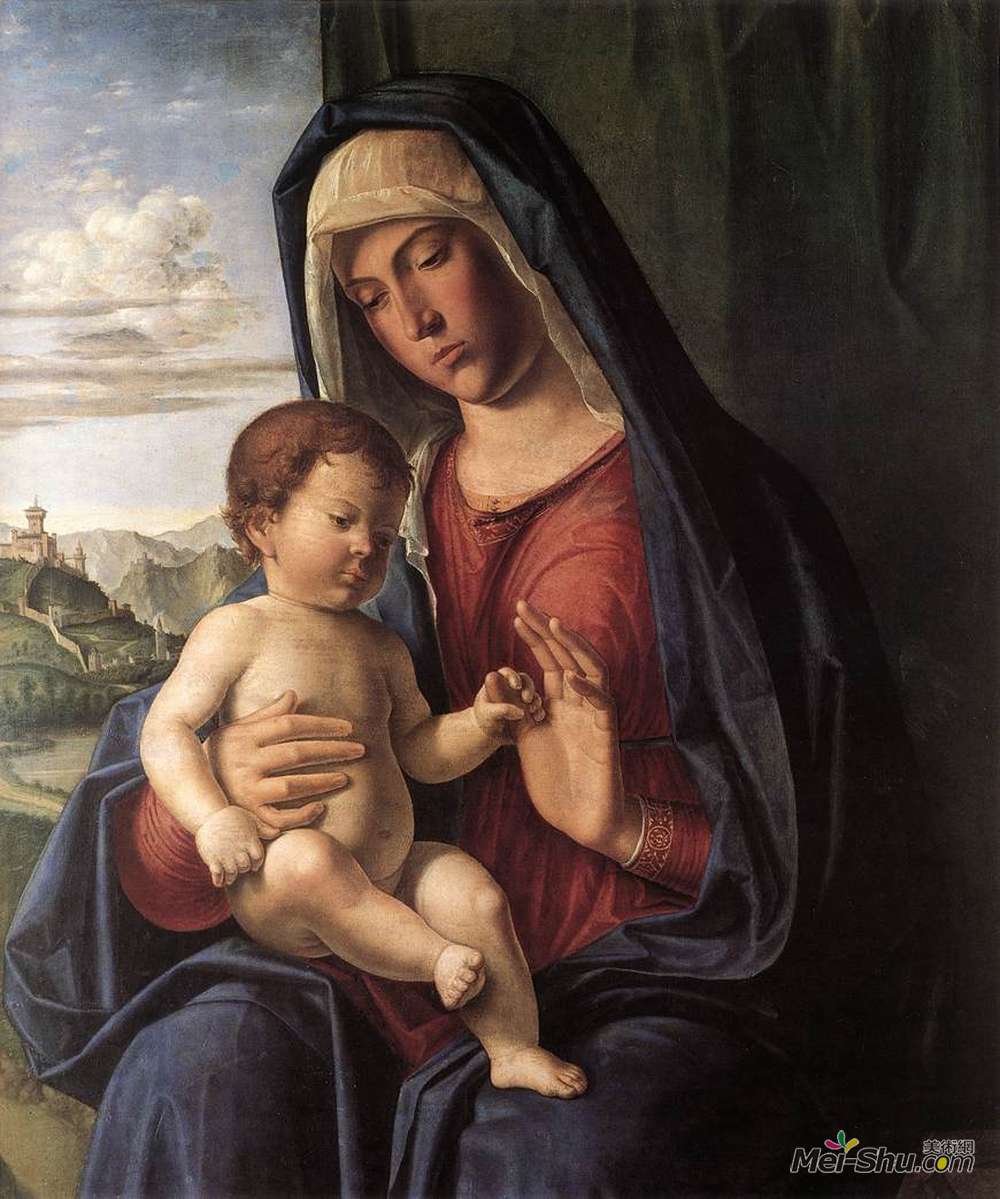 西玛·达·科内利亚诺(Cima da Conegliano)高清作品《圣母子》
