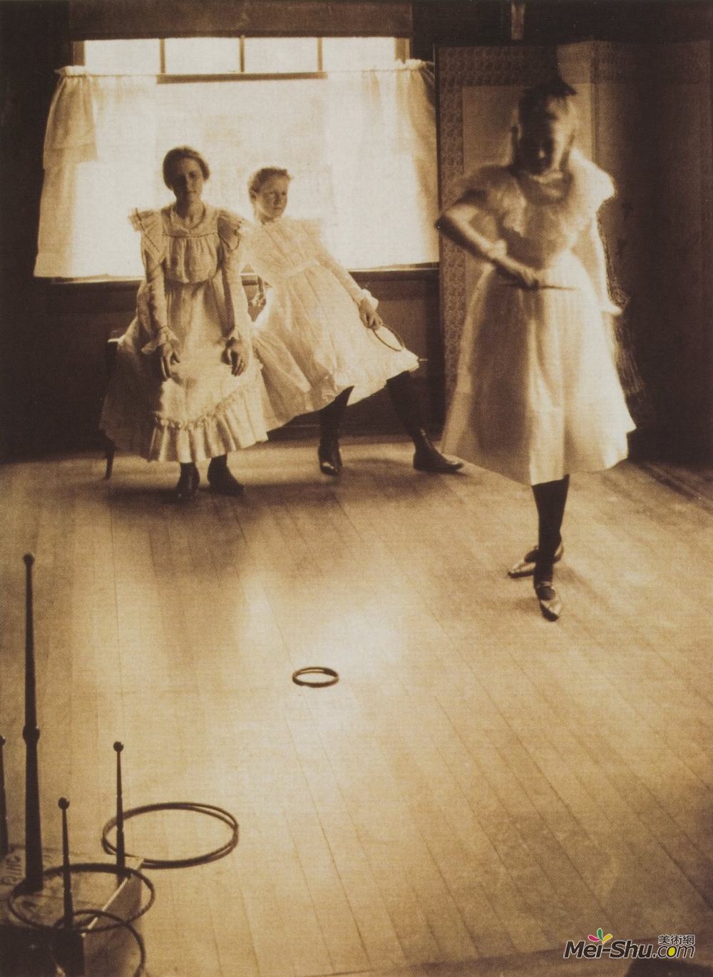 克拉伦斯·怀特(Clarence White)高清作品《掷铁饼》