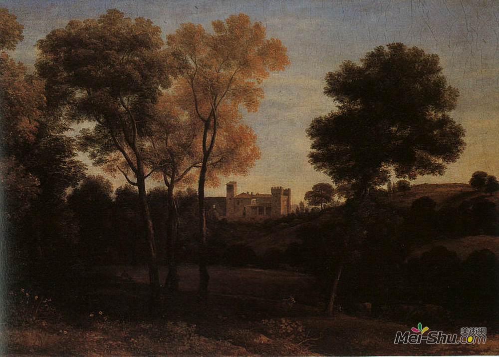 克劳德·洛兰(Claude Lorrain)高清作品《洛杉矶风景观》