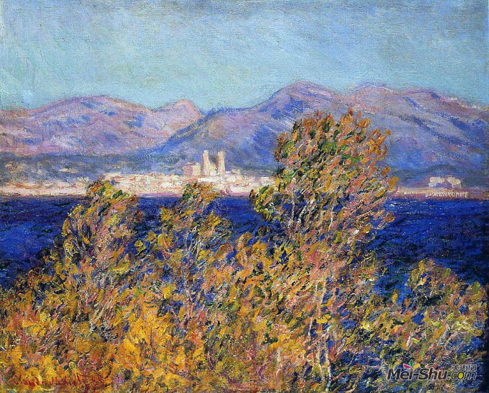 克劳德·莫奈(Claude Monet)高清作品《从岬角看安提贝》