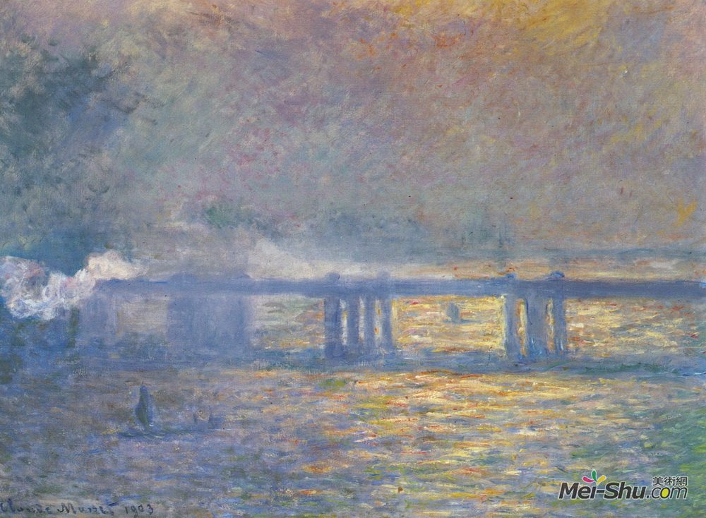 克劳德·莫奈(Claude Monet)高清作品《查林十字桥》