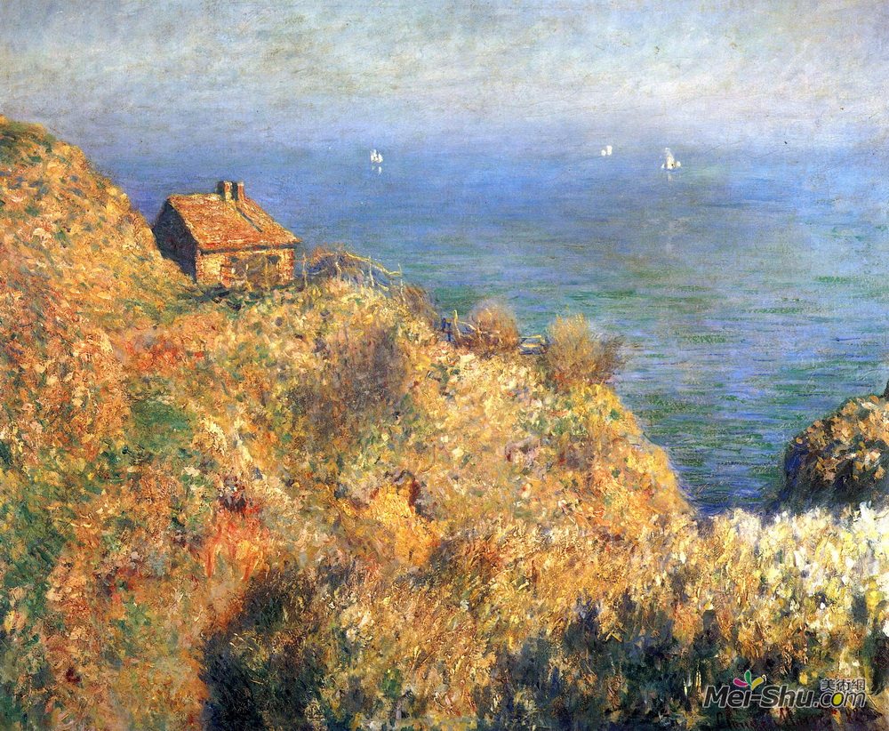 克劳德·莫奈(Claude Monet)高清作品《Fisherman's House at Varengeville》