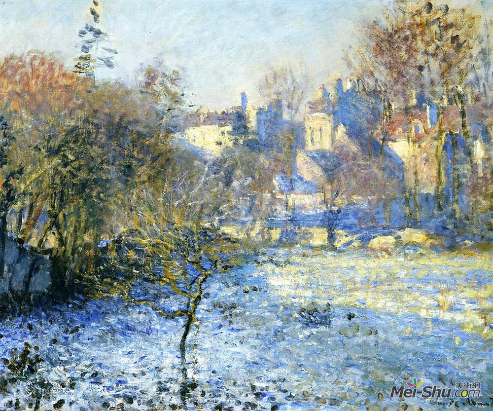 克劳德·莫奈(Claude Monet)高清作品《霜冻》