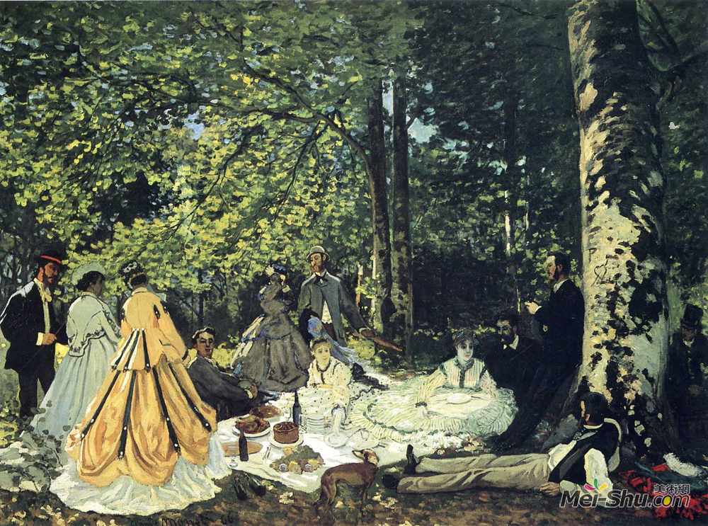 克劳德·莫奈(Claude Monet)高清作品《草地上的午餐》
