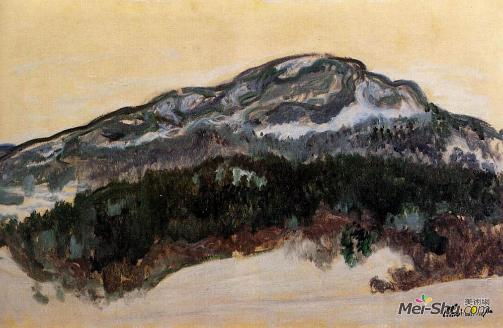 克劳德·莫奈(Claude Monet)高清作品《Mount Kolsaas, Norway》