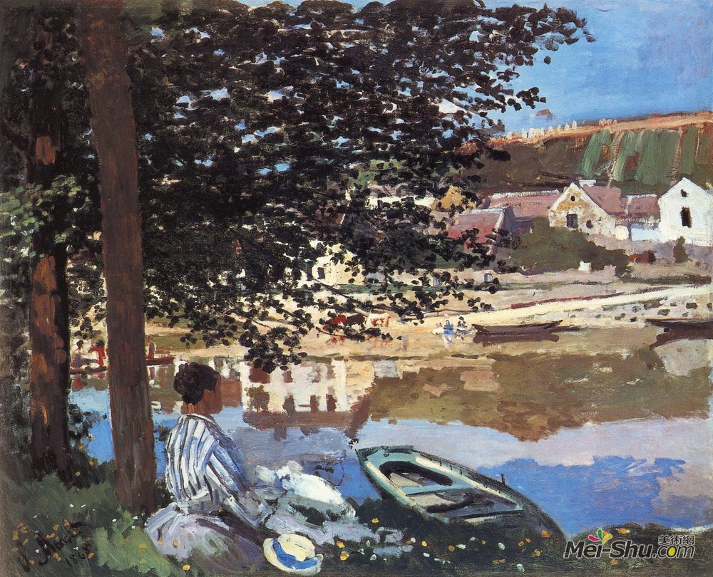 克劳德·莫奈(Claude Monet)高清作品《Bennecourt河景》