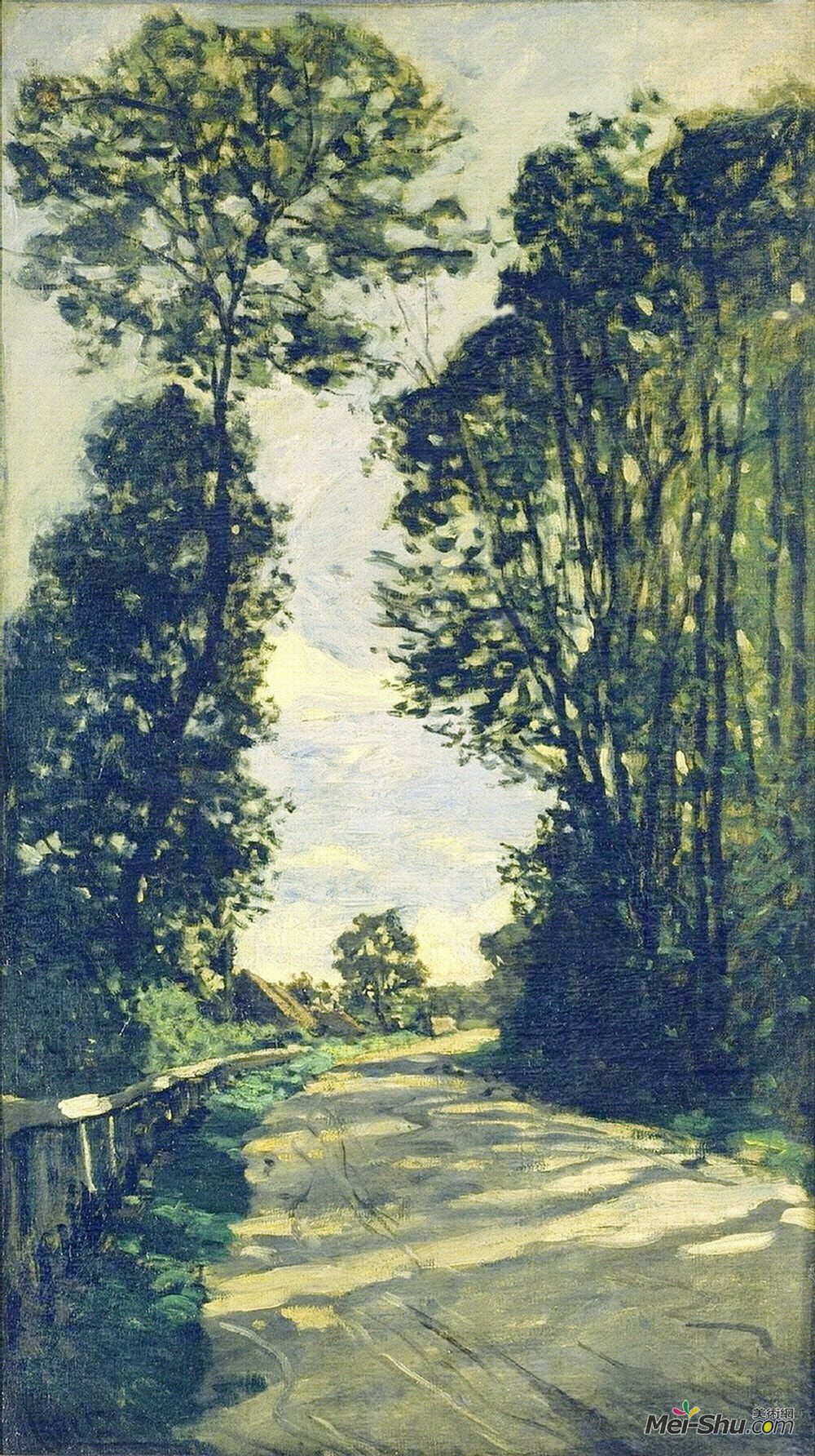 克劳德·莫奈(Claude Monet)高清作品《圣西门农场之路》