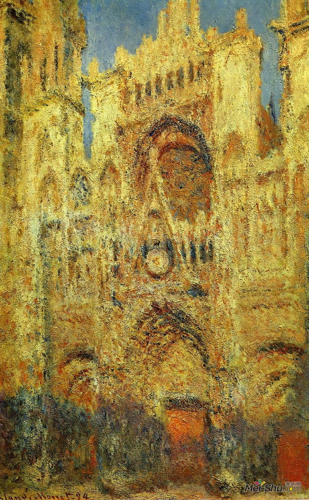 克劳德·莫奈(Claude Monet)高清作品《森塞特鲁昂大教堂》
