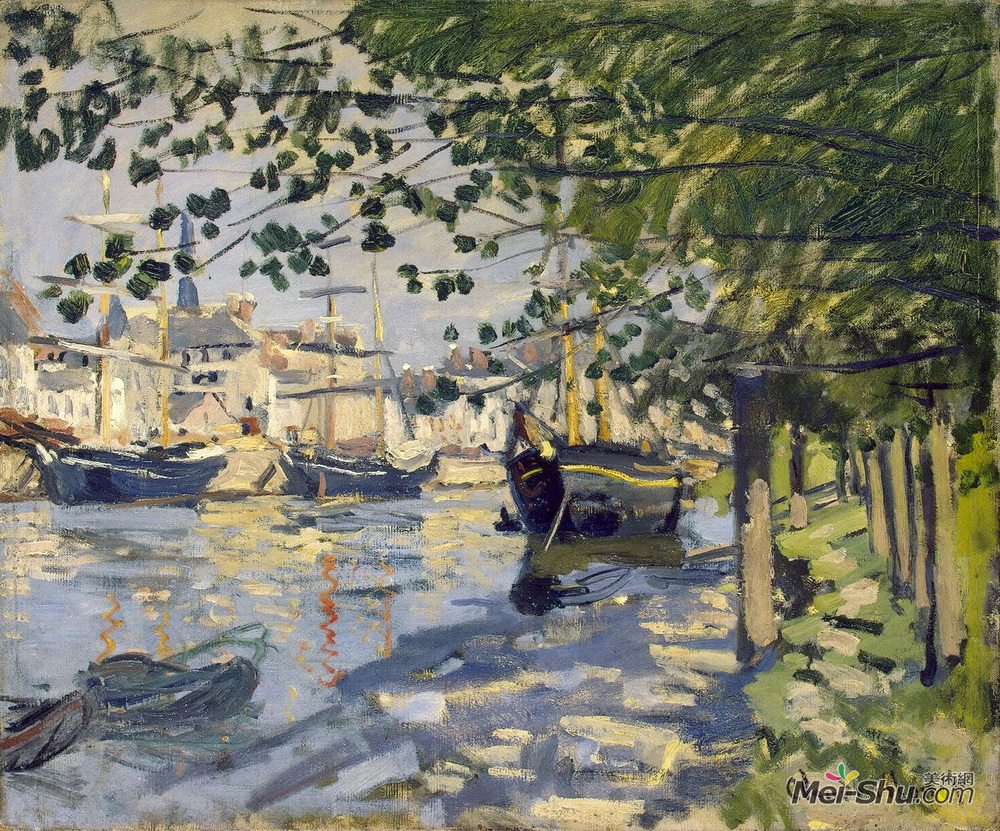 克劳德·莫奈(Claude Monet)高清作品《鲁昂塞纳河》