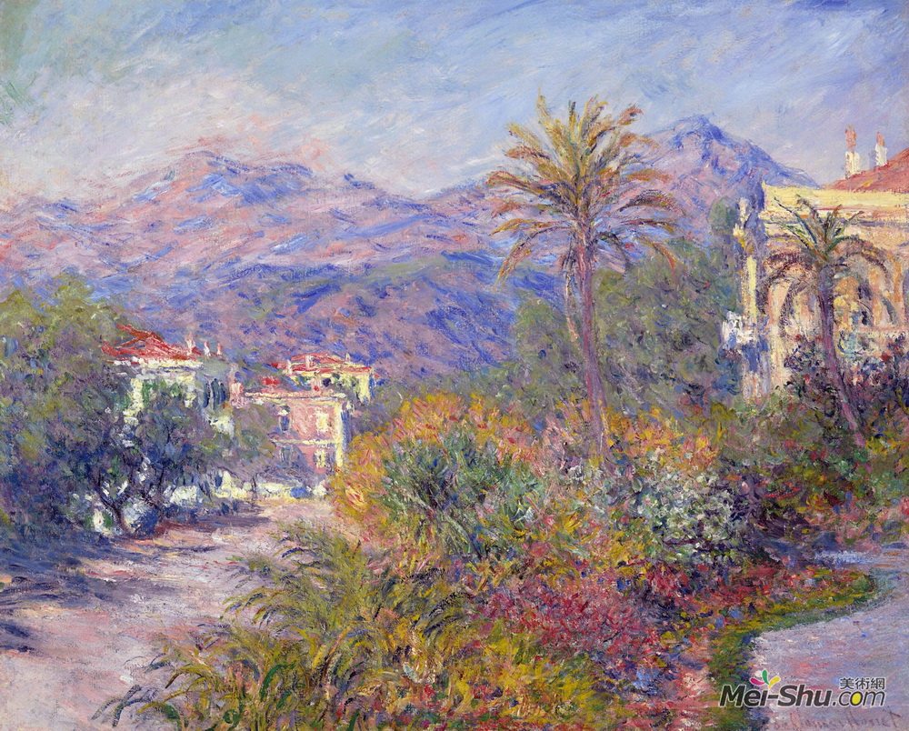 克劳德·莫奈(Claude Monet)高清作品《Strada Romada in Bordighera》